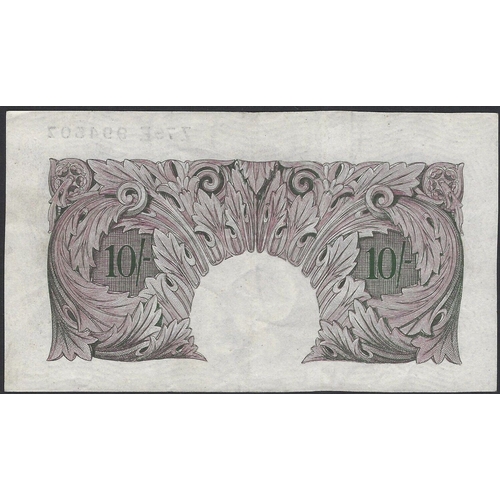 1 - GREAT BRITAIN.  Bank of England, 10 Shillings, ND(1940-1948), sign. K.O. PEPPIATT, WWII emergency is... 