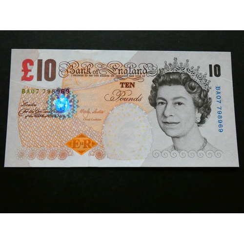 10 - GREAT BRITAIN.  Bank of England, 10 Pounds, sign. MERLYN LOWTHER for 