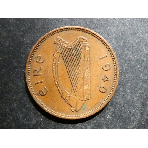 56 - IRELAND.  Republic, bronze Penny, 1940, S-6643 (KM11), VF