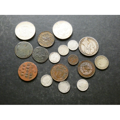 66 - NETHERLANDS.  ½ Cent (1886), 2½ Cents (1880, 1884, 1898), 10 Cents (1859, 1885, 1893, 1898, 1903, 19... 