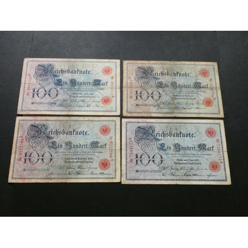 13 - GERMANY. 100 Mark, 1 July 1898, P-20a, together with similar issues of 17 April 1903 (P-22), plus 18... 