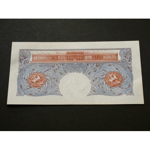 55 - GREAT BRITAIN, BANK OF ENGLAND.  1 Pound.  Sign. PEPPIATT, B249 (BE47j), serial number J86H 054062, ... 