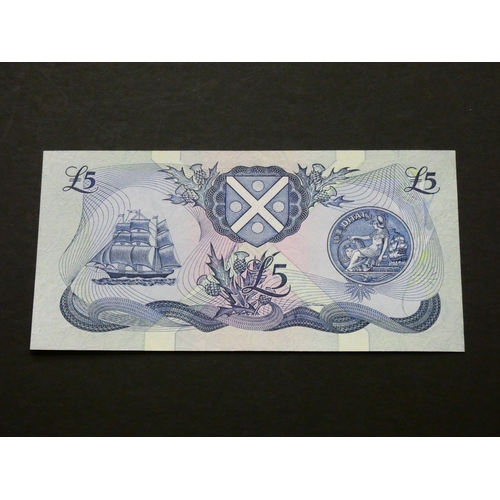 83 - SCOTLAND.  Bank of Scotland.  5 Pounds, 20.6.1990, sign. Risk & Burt, BA115a (SC122a, P-116a), prefi... 