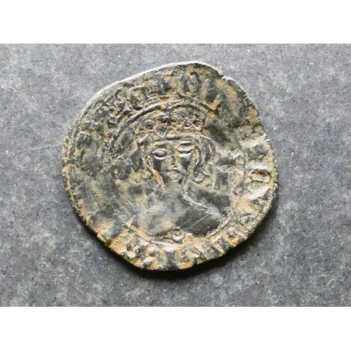 166 - SPAIN.  Enrique II (1369-1379), billon 