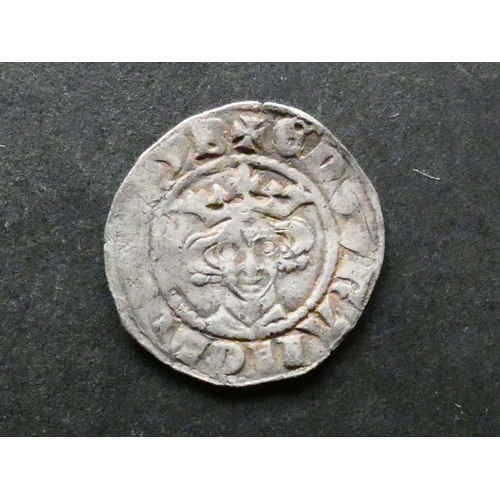 216 - ENGLAND.  Edward I (1272-1307), silver Penny, Newcastle mint, class 9b, trifoliate crown, S-1428, F+... 