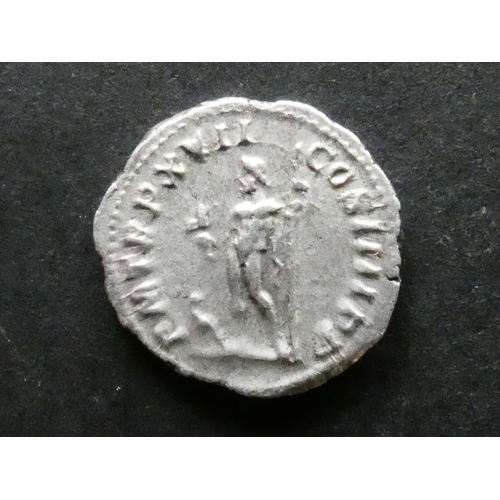 149 - ROMAN IMPERIAL.  Caracalla (198-217 CE), silver Denarius, 3.39g, obverse; ANTONINVS PIVS AVG GERM, l... 