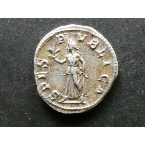 150 - ROMAN IMPERIAL.  Severus Alexander (222-235 CE), silver Denarius, 3.08g, obverse; IMP ALEXANDER PIVS... 