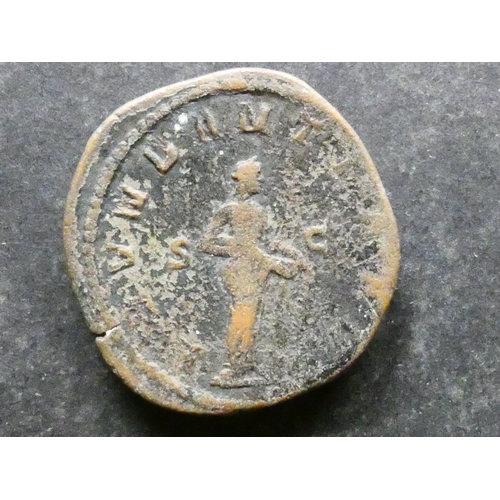 152 - ROMAN IMPERIAL.  Gordian III (235-244 CE), bronze Sestertius, 23.84g, obverse; IMP CAES M ANT GORDIA... 