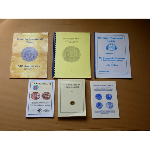 14 - COINS, GREAT BRITAIN (Various).  Numismatic Society publications, including, CAESAROMAGVS - THE JOUR... 