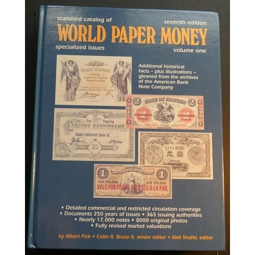 33 - BANKNOTES, WORLD.  Albert Pick, Colin Bruce & Neil Shafer (eds), STANDARD CATALOG OF WORLD PAPER MON... 