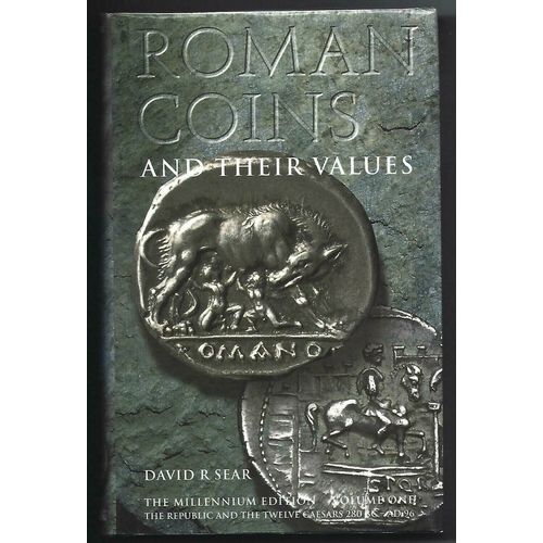 40 - COINS, ANCIENTS. David R. Sear, ROMAN COINS AND THEIR VALUES, VOLUME 1; THE REPUBLIC AND THE TWELVE ... 