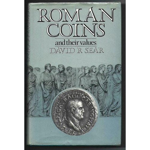 42 - COINS, ANCIENTS.  David R. Sear, ROMAN COINS AND THEIR VALUES, Seaby, 1983, 3rd edition, revised, 8v... 