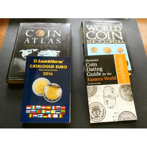 76 - COINS, WORLD.  Collecting & reference; Joe Cribb et al., THE COIN ATLAS; A COMPREHENSIVE VIEW OF THE... 