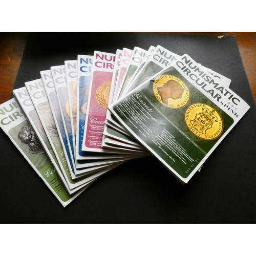 88 - MAGAZINES.  Spink's NUMISMATIC CIRCULAR, run of 17 consecutive issues, March 2009 to January 2014, i... 