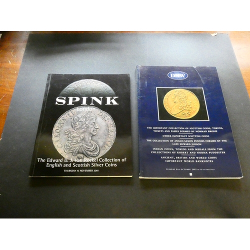 96 - AUCTION CATALOGUES (Scottish coins & tokens).  Spink, THE EDWARD D.J. VAN ROEKEL COLLECTION OF ENGLI... 