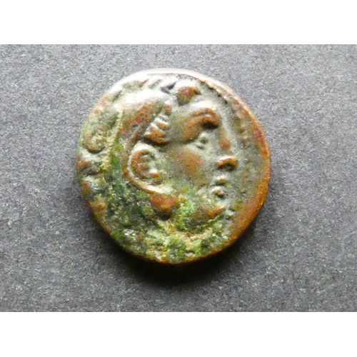 15 - GREEK. Ionia, AE15, 3.00g, of Erythrai, near modern-day Ildırı in Turkey, 3rd Century BCE, obverse; ... 