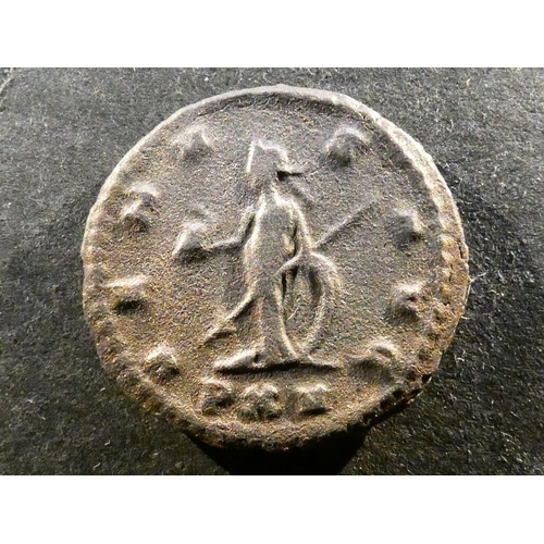 24 - ROMAN EMPIRE. Salonina, wife of Gallienus (253-268CE), billon Antoninianus, 3.76g, obverse; SALONINA... 