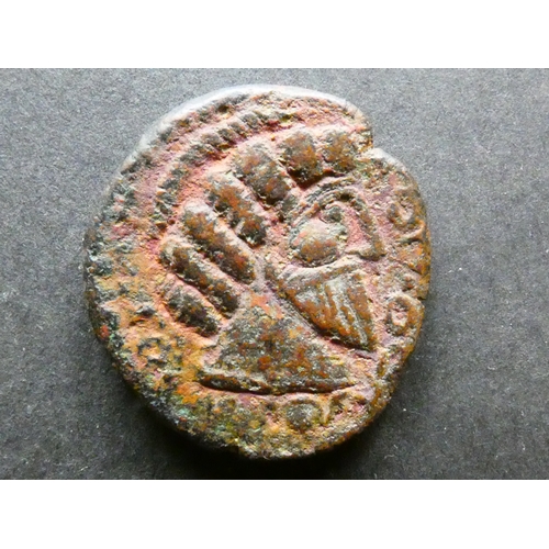 52 - CHARACENE KINGDOM.   Mag'a, son of Astabiaz (Attambelos), circa 195-210CE, AE Tetradrachm, 26mm, 15.... 