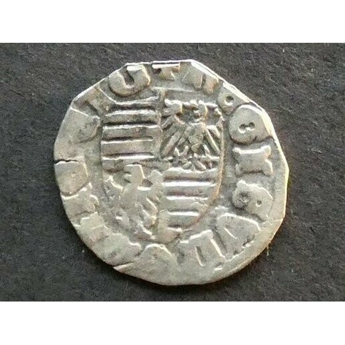 102 - HUNGARY.  Sigismund of Luxembourg (1387-1437), 4x silver Denar, including Buda mint, 14mm, 0.5g, obv... 