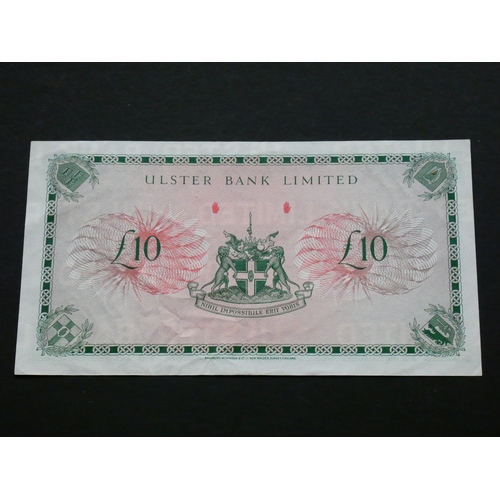 79 - NORTHERN IRELAND.  Ulster Bank.  10 Pounds, 1.2.1988, sign. Chambers, NI.825c (P-327c), VF+