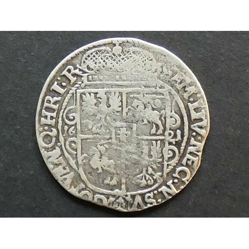 231 - POLAND. Kingdom, Sigismund III Vasa (1587-1632), silver Ort (18 Groszy, ¼ Thaler), 1621, Krakow mint... 