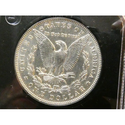 275 - UNITED STATES of AMERICA.  Republic, silver 1 Dollar, 1887, Philadelphia mint, no mintmark, KM110, c... 