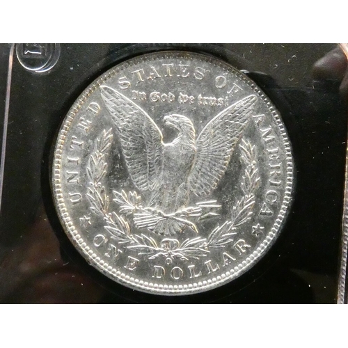 278 - UNITED STATES of AMERICA.  Republic, silver 1 Dollar, 1890, New Orleans mint, mintmark O, KM110, con... 