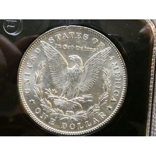 280 - UNITED STATES of AMERICA.  Republic, silver 1 Dollar, 1897, Philadelphia mint, no mintmark, KM110, c... 