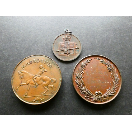 428 - MEDALLIONS, VARIOUS.  THE CONFECTIONERS, BAKERS AND ALLIED TRADERS ANNUAL INTERNATIONAL EXHIBITION, ... 