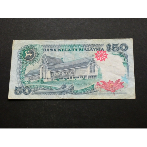 30 - MALAYSIA.  50 Ringgitt, sign. Jaffer bin Hussein, ND(1987), P-31, Fine.