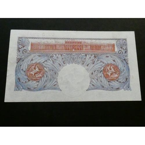 4 - BANKNOTE.  United Kingdom, Bank of England, 1 Pound, sign. Peppiatt, B249 (BE47a), serial number U55... 