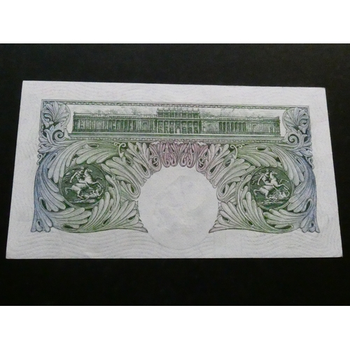 5 - BANKNOTE.  United Kingdom, Bank of England, 1 Pound, sign. Beale, B268 (BE54h), first sub-series, se... 