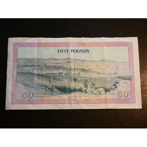 13 - BANKNOTE.  Isle of Man, Isle of Man Government. 50 Pounds, ND(1983), sign. W. Dawson, M528 (IM71, P-... 