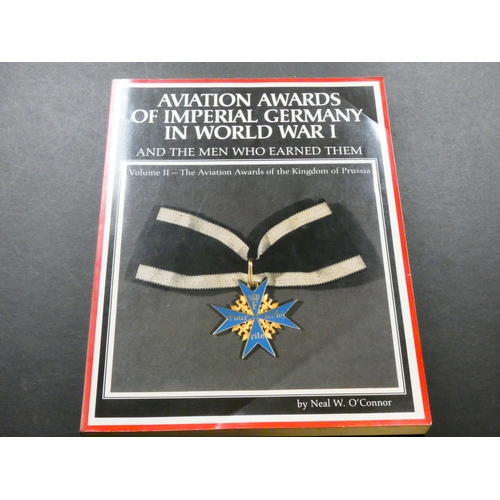 36 - BOOK. Medals & militaria, Germany,  Neal W. O'Connor, AVIATION AWARDS OF IMPERIAL GERMANY IN WORLD W... 