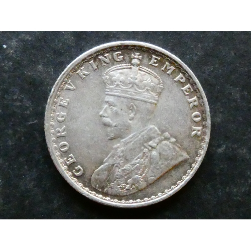 118 - COIN.  India, George V (1910-1936), silver ½ Rupee, 1917 (b), Bombay (Mumbai) mint, dot below bottom... 