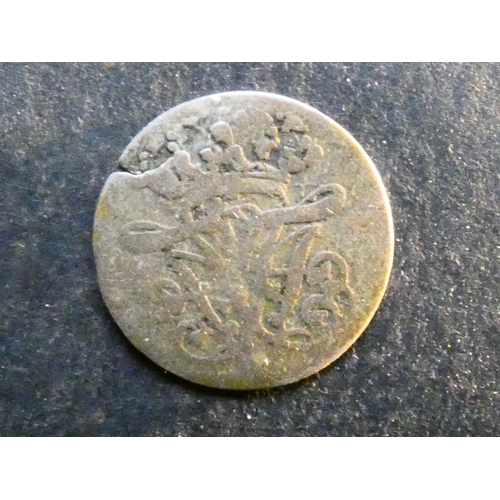 140 - COIN. Norway,  Frederik IV of Denmark (1699-1730), silver 2 Skilling, 1704, KM20, VG