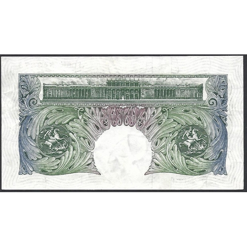 1 - BANKNOTE.  United Kingdom, Bank of England, 1 Pound, series A Britannia, sign. L.K. O'BRIEN, ND(1955... 