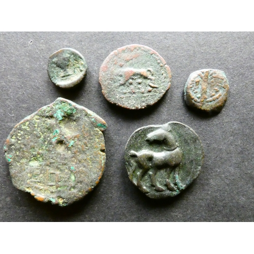 83 - COINS. Ancient Greek, a small group of bronze types, circa 3rd to 1st Century BCE, Greek and/or Grae... 