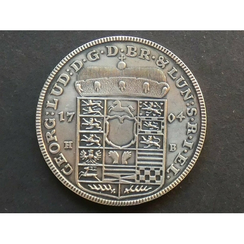 120 - COIN. German States, Brunswick-Luneberg-Caleberg-Hannover, modern reproduction of Thaler of 1704, HB... 