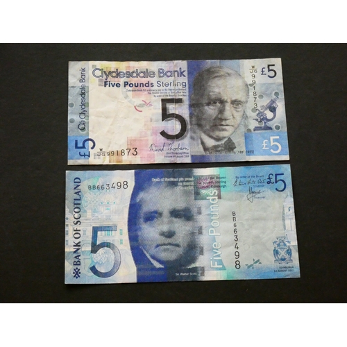 18 - BANKNOTES.  United Kingdom, Scotland, Bank of Scotland, 5 Pounds, 1st August 2011, sign. HORTA-OSORI... 