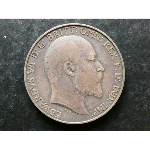 61 - COIN.  United Kingdom, Edward VII (1901-1910) silver Florin, 1905, S-3981, VG+