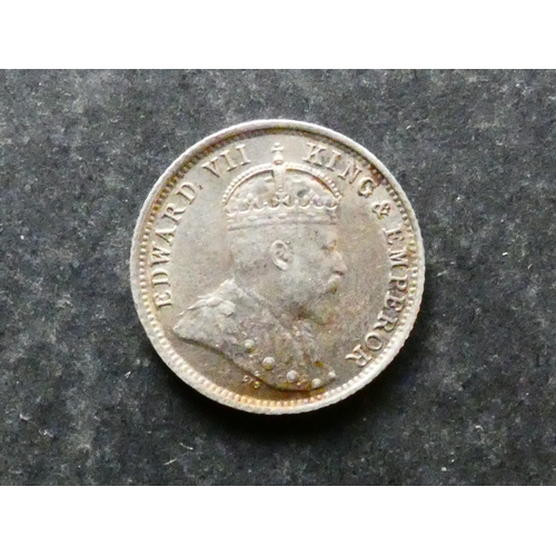 108 - COIN.  British Guiana & West Indies, Edward VII (1901-1910), silver 4 Pence, 1908, KM27, VF+