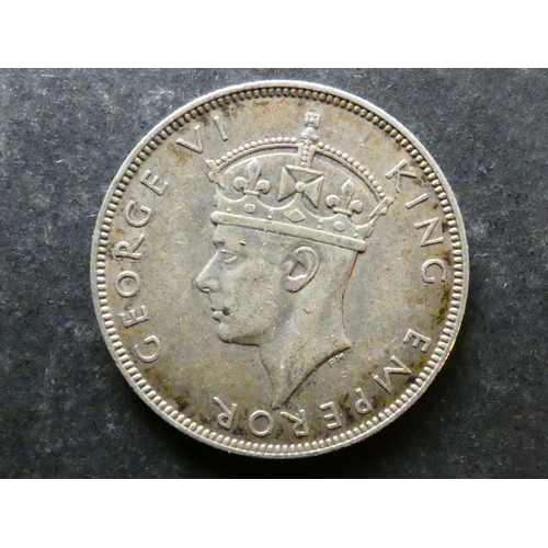 138 - COIN.  Seychelles (British Crown Colony), George VI (1936-1952), silver 1 Rupee, 1939, KM4, NVF/VF