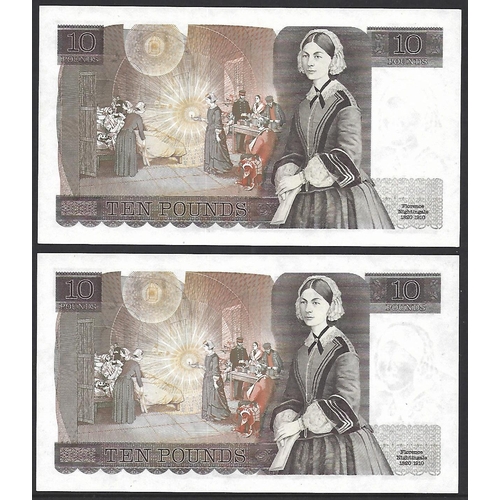 19 - BANKNOTE. United Kingdom, Bank of England, 10 Pounds, ND(1975-1980), series D pictorial, sign. J.B. ... 