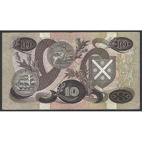 30 - BANKNOTE.  United Kingdom, Scotland, Bank of Scotland, 10 Pounds, 5th February 1981, sign. Clydesmui... 