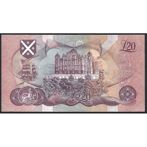 34 - BANKNOTE.  United Kingdom, Scotland, Bank of Scotland, 20 Pounds, 1st July 1991, sign. Pattullo & Bu... 