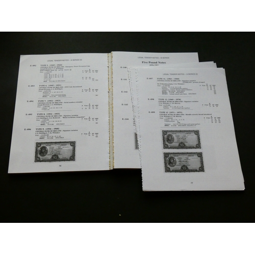 59 - BOOK.  Mártan Mac Devitt, IRISH BANKNOTES; IRISH PAPER MONEY 1783-2001, 2nd edition, 2004, paperback... 