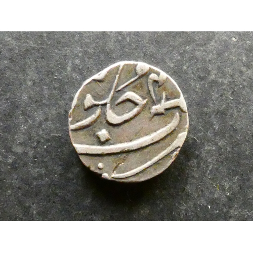 173 - COIN.  India, British colony, Bombay Presidency, silver ½ Rupee, in the name of Shah Alam II Badshah... 