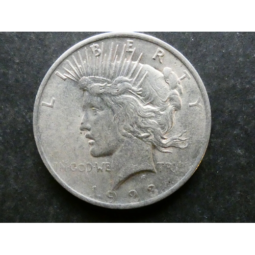 233 - COIN.  United States of America, silver 1 Dollar, 1923, KM150, GVF