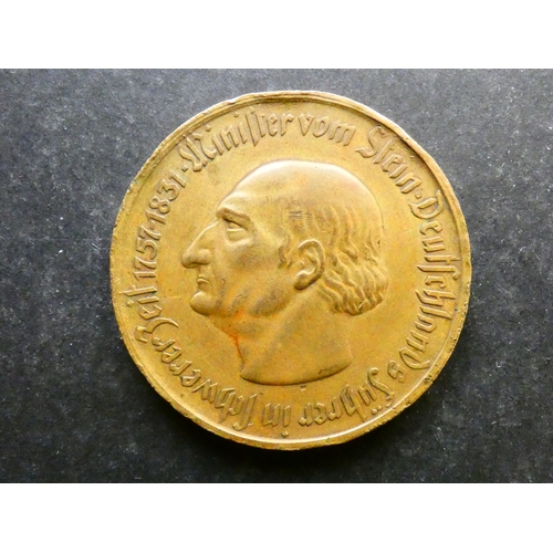 265 - TOKEN.  Germany, Westphalia, 5 000 000 Mark, 1923, 44mm, copper, M-14018.24, VF, eks.